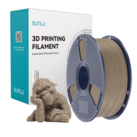 SUNLU PLA 1.75mm 1kg WOOD - drewniany