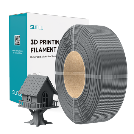 SUNLU PLA+ 2.0 Refill 1.75mm 1kg Grey / Szary