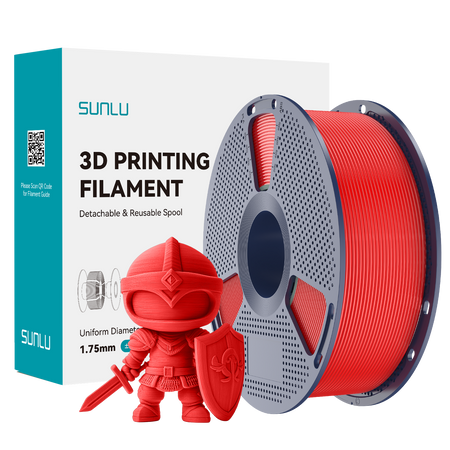 SUNLU PLA 1.75mm 1kg Red / Czerwony 