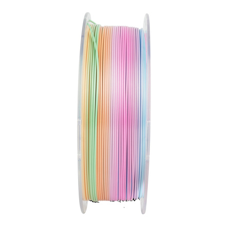 SUNLU PLA+ SILK 1.75mm 1kg SILK RAINBOW 04 - jedwabny, tęczowy, wielokolorowy