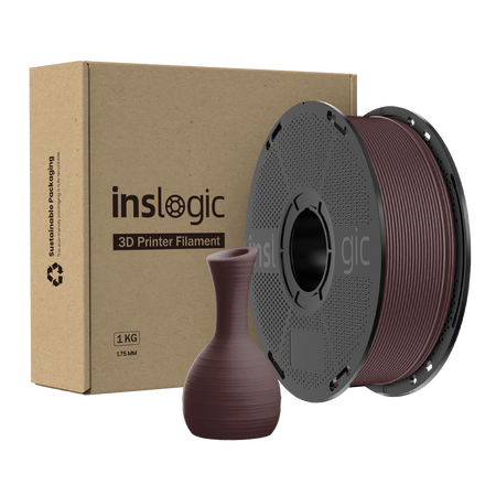 Inslogic PLA Pro 1.75mm 1kg Brown / Brązowy