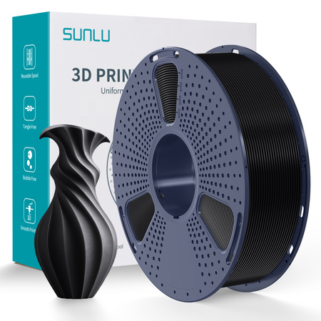 SUNLU PLA 1.75mm 1kg Black / Czarny