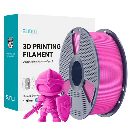 SUNLU PLA+ 2.0 1.75mm 1kg Magenta / Różowy