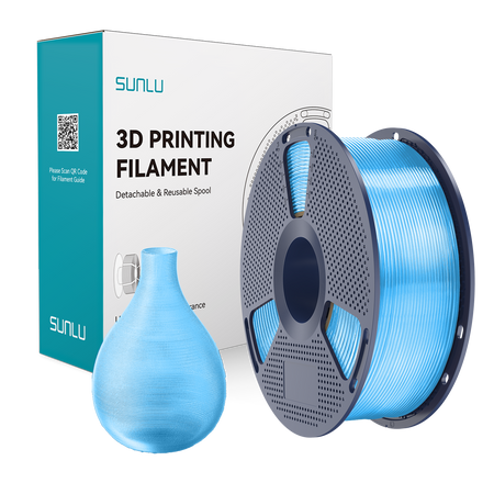 SUNLU PET-G 1.75mm 1kg  Transparent Blue / Niebieski Transparentny