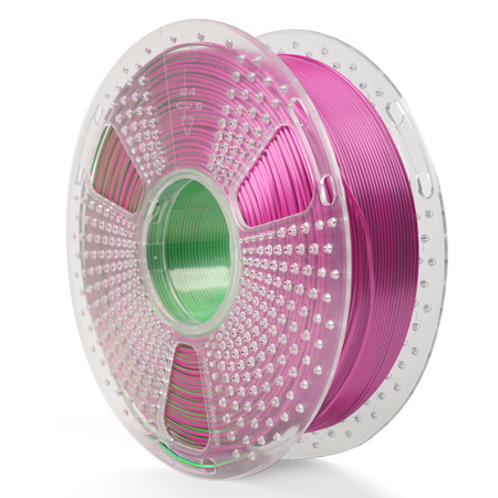 SUNLU SILK PLA+ 1.75mm 1kg TRI Color Blue Green Purple, multi, wielokolorowy, jedwabisty