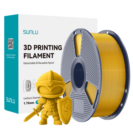 SUNLU PLA+ 2.0 1.75mm 1kg Light Gold / Jasnozłoty