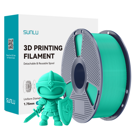 SUNLU PLA+ 2.0 1.75mm 1kg Mint Green / Zielony, miętowy