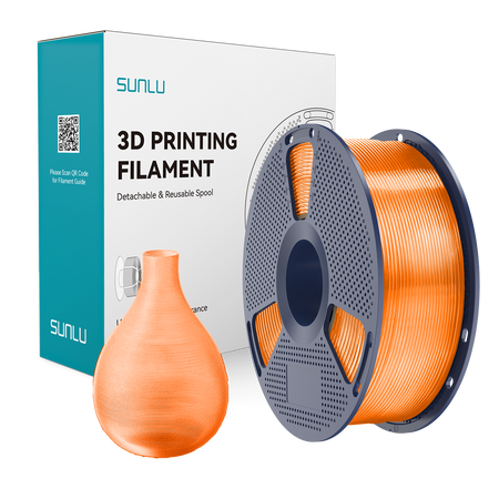 SUNLU PET-G 1.75mm 1kg  Transparent Orange/ Pomarańczowy Transparentny