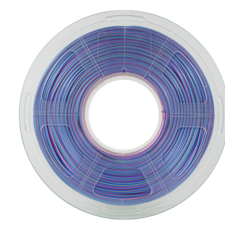 SUNLU SILK PLA+ 1.75mm 1kg TRI Color Blue Green Purple, multi, wielokolorowy, jedwabisty