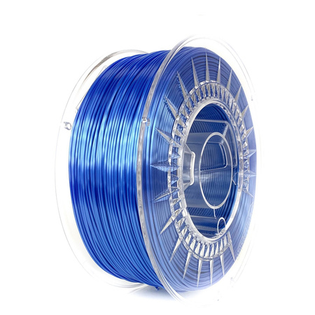 Wkład PLA SILK 5m - Devil Design SILK 1.75mm Blue / Błękitny