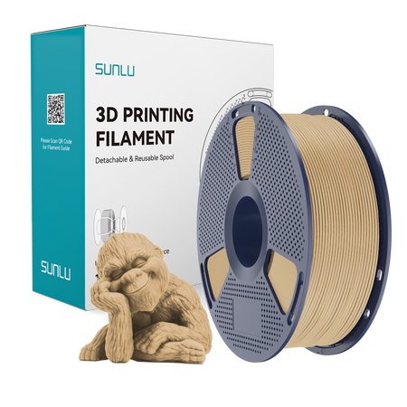 SUNLU PLA 1.75mm 1kg MAPLE WOOD - drewniany