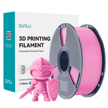 SUNLU PLA+ 2.0 1.75mm 1kg Pink / Różowy
