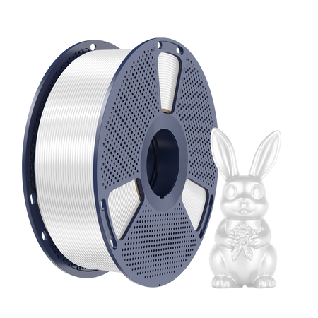 SUNLU PLA+ SILK 1.75mm 1kg SILK White / Biały, jedwabny