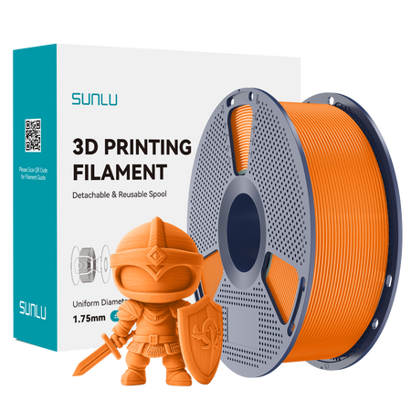 SUNLU PLA+ 2.0 1.75mm 1kg Orange / Pomarańczowy