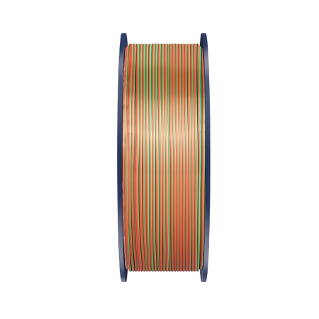 SUNLU SILK PLA+ 1.75mm 1kg TRI Color Orange Blue Green, multi, wielokolorowy, jedwabisty