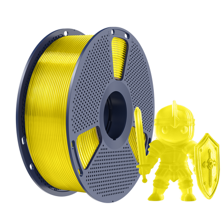 SUNLU PLA+ 1.75mm 1kg Yellow Transparent / Żółty Transparentny