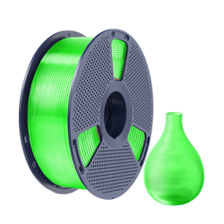 SUNLU PET-G 1.75mm 1kg  Transparent Green / Zielony Transparentny