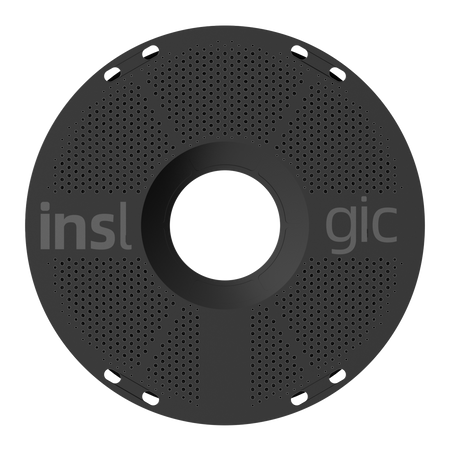 Inslogic Matte PLA Pro 1.75mm 1kg Black / Czarny