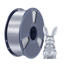 SUNLU PLA+ SILK 1.75mm 1kg SILK Silver / Srebrny, jedwabny