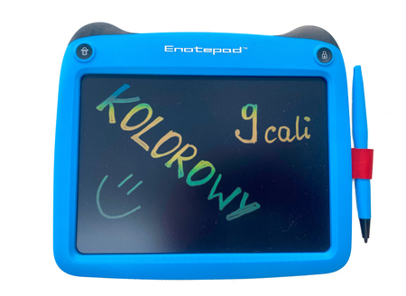 Znikopis notatnik Tablet smart LCD Panda Niebieski