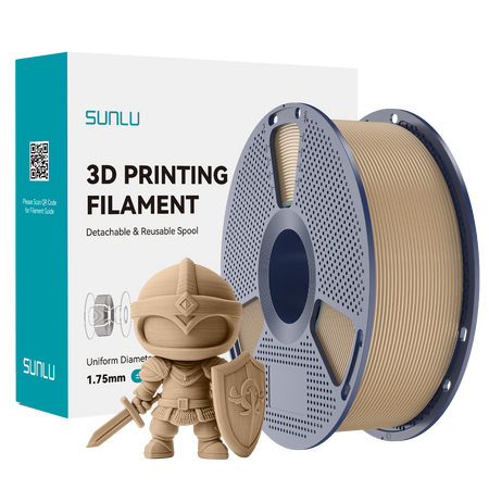 SUNLU PLA+ 2.0 1.75mm 1kg Oak / Brązowy,  dębowy
