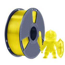 SUNLU PLA+ 1.75mm 1kg Yellow Transparent / Żółty Transparentny