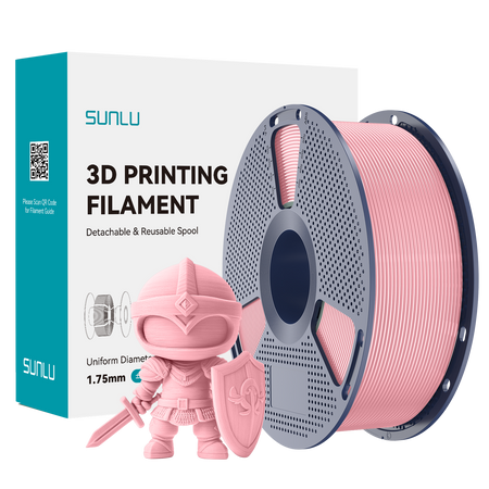 SUNLU PLA+ 2.0 1.75mm 1kg Sakura Pink / Różowy, Sakura
