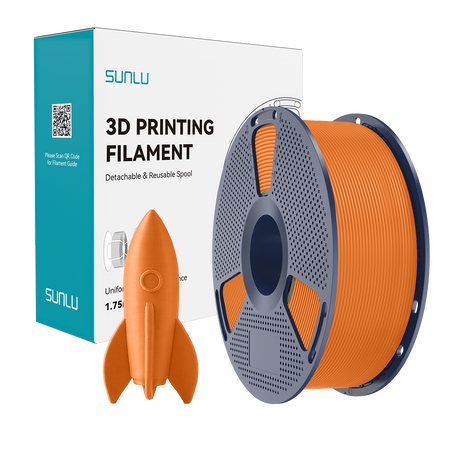 SUNLU High Speed PLA+ 1.75mm 1kg Orange / Pomarańczowy