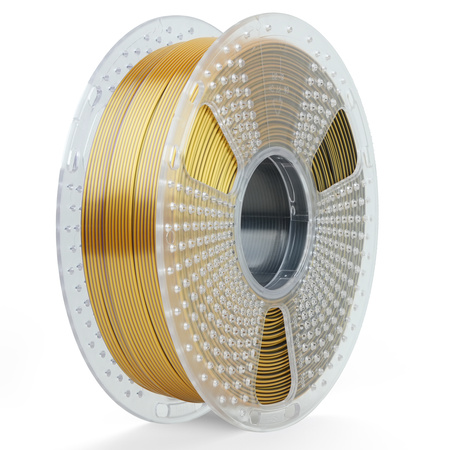 SUNLU SILK PLA+ 1.75mm 1kg TRI Color Black Gold Purple, multi, wielokolorowy, jedwabisty