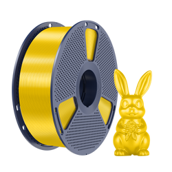 SUNLU PLA+ SILK 1.75mm 1kg SILK Yellow / Żółty, jedwabny