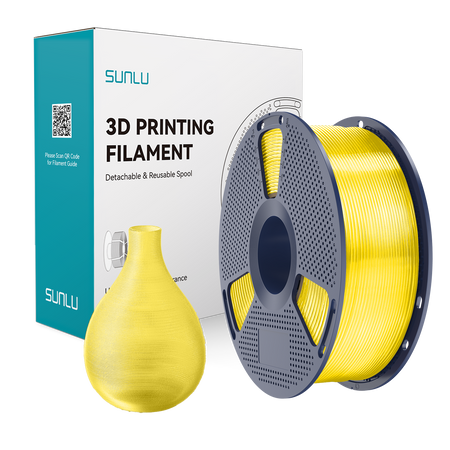 SUNLU PET-G 1.75mm 1kg  Transparent Yellow / Żółty Transparentny