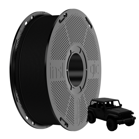 Inslogic Matte PLA Pro 1.75mm 1kg Black / Czarny