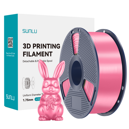 SUNLU PLA+ SILK 1.75mm 1kg SILK Pink / Różowy, jedwabny