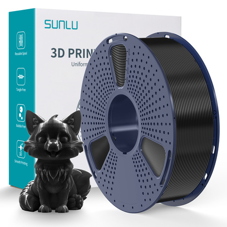 SUNLU PET-G 1.75mm 1kg Black / Czarny