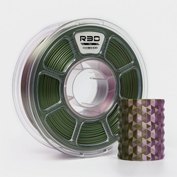 R3D PLA Magic SILK 1.75mm 1kg DUAL Color Bronze Purple , multi, wielokolorowy, jedwabisty