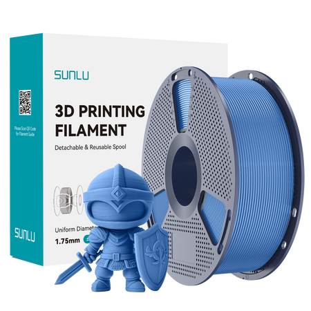 SUNLU PLA+ 2.0 1.75mm 1kg Blue grey / Szaroniebieski