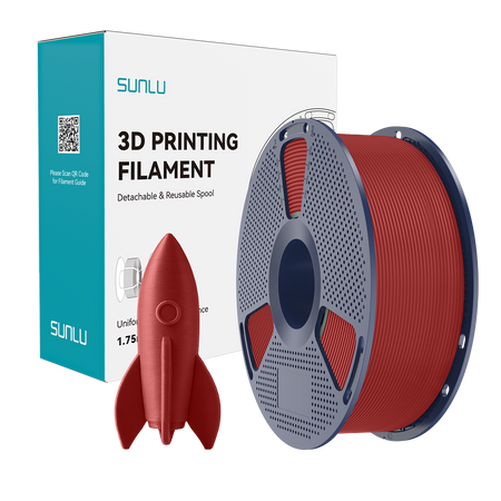SUNLU High Speed PLA+ 1.75mm 1kg Red / Czerwony