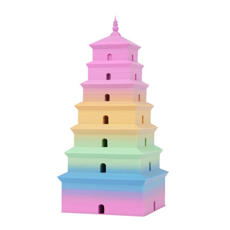 SUNLU PLA 1.75mm 1kg RAINBOW 04 - tęczowy, wielokolorowy