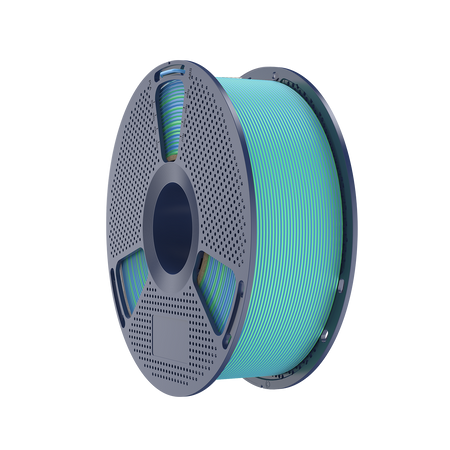 SUNLU SILK PLA+ 1.75mm 1kg DUAL Color Blue Green, multi, wielokolorowy, jedwabisty