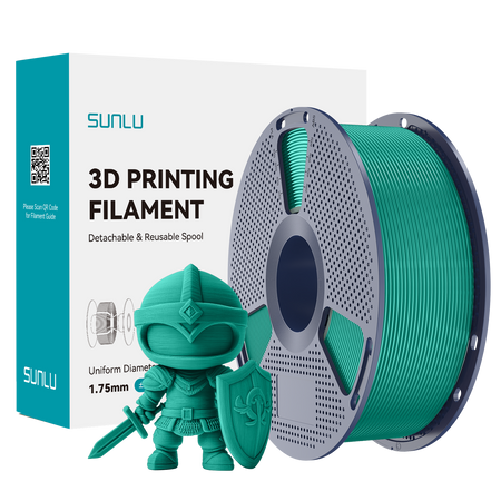 SUNLU PLA 1.75mm 1kg Grass Green / Zielony, trawiasty