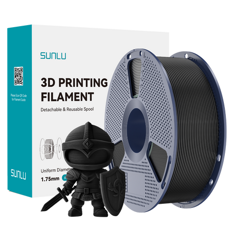 SUNLU PLA 1.75mm 1kg Black / Czarny