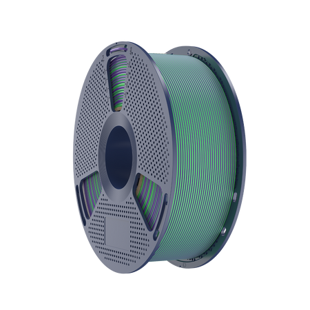 SUNLU SILK PLA+ 1.75mm 1kg DUAL Color Green Purple, multi, wielokolorowy, jedwabisty