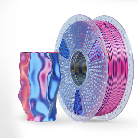 SUNLU SILK PLA+ 1.75mm 1kg TRI Color Red Yellow Blue, multi, wielokolorowy, jedwabisty