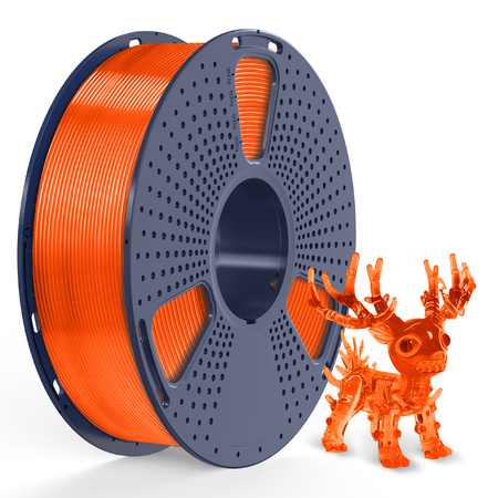 SUNLU PLA+ 1.75mm 1kg Orange Transparent / Pomarańczowy Transparentny