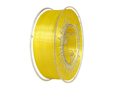 Wkład PLA SILK 5m - Devil Design SILK 1.75mm Bright Yellow / Jasnożółty