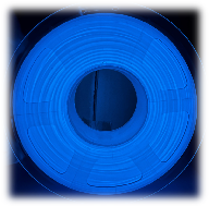 Wkład PLA GLOW 5m - SUNLU PLA 1.75mm Glow In the Dark Blue / niebieski, świecący