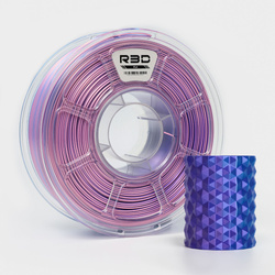 R3D PLA Magic SILK 1.75mm 1kg Tri-Color Blue Purple Pink , multi, wielokolorowy, jedwabisty