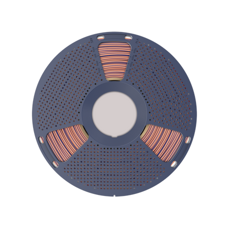 SUNLU SILK PLA+ 1.75mm 1kg TRI Color Orange Blue Green, multi, wielokolorowy, jedwabisty