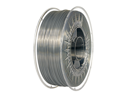 Wkład PLA SILK 5m - Devil Design SILK 1.75mm Silver / Srebrny