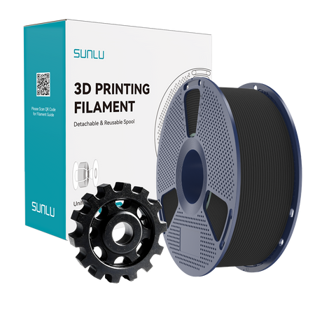 SUNLU PLA 1.75mm 1kg Carbon Fiber Black - włókno węglowe